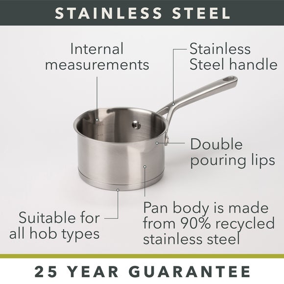 Stainless Steel 5 Piece Pan Set