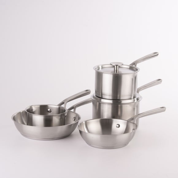 Stainless Steel 5 Piece Pan Set
