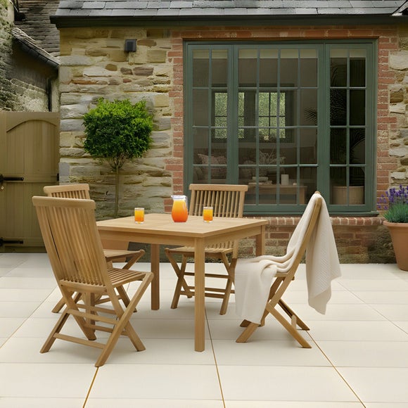 Teak Square Garden Dining Table