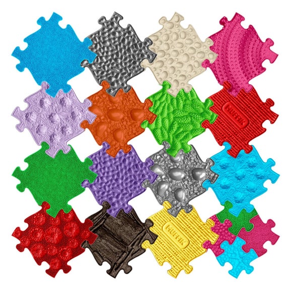 Muffik Giant Orthopaedic Sensory Play Mat Set of 19