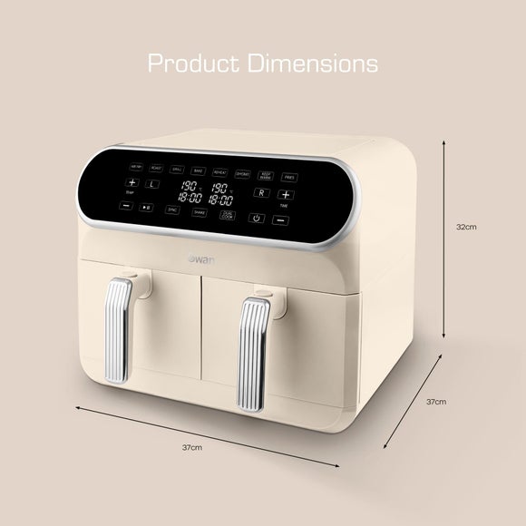Swan Dual Baskets Air Fryer, product image 30