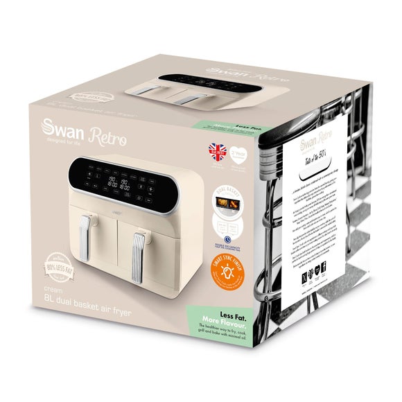 Swan Dual Baskets Air Fryer, product image 32
