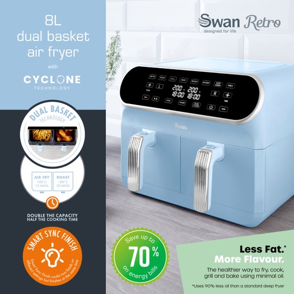 Swan Dual Baskets Air Fryer, product image 18