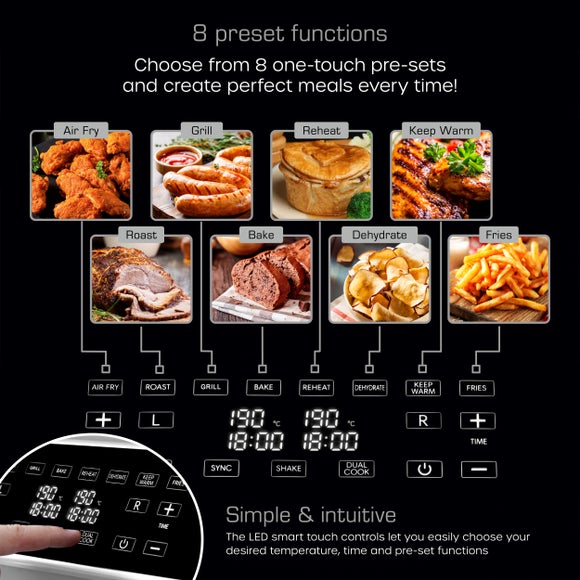 Swan Dual Baskets Air Fryer, product image 13