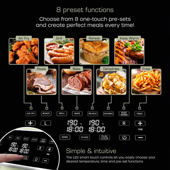 Swan Dual Baskets Air Fryer, product image 5