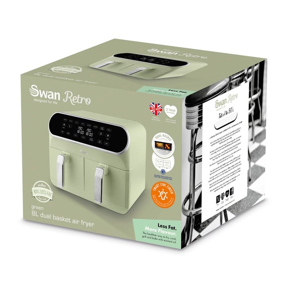Swan Dual Baskets Air Fryer, product image 8