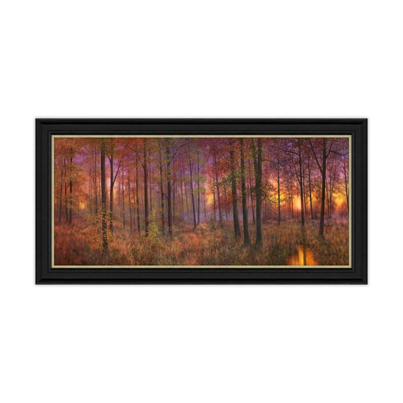 Artko Golden Coppice Dawn by Bill Makinson Framed Print