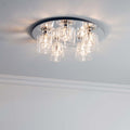 Return - Vogue Armoury 5 Light Flush Ceiling Light