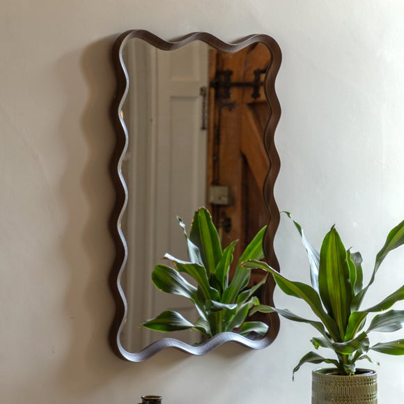 Cedar and Sage Willow Rectangle Wall Mirror, product image 1